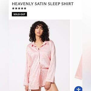 Savage X Fenty Heavenly Satin Sleep Set NWT